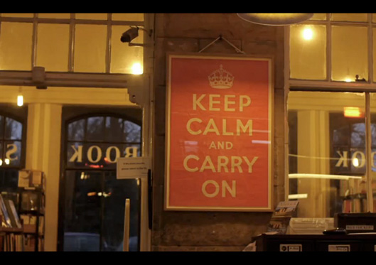 Image of the real Keep Calm and Carry On poster