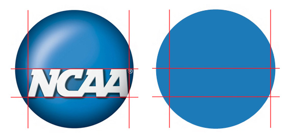 Image of the NCAA logo guide
