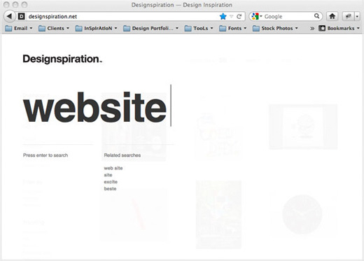 Image of designspiration.net website