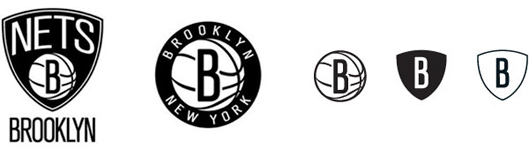 Image of Brooklyn Nets various logos
